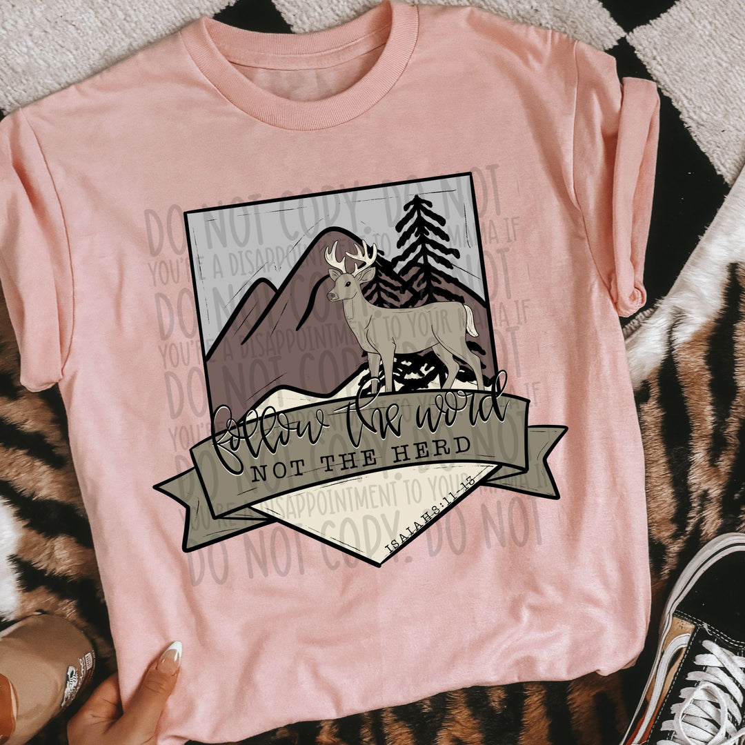 Follow The Word DTF Print