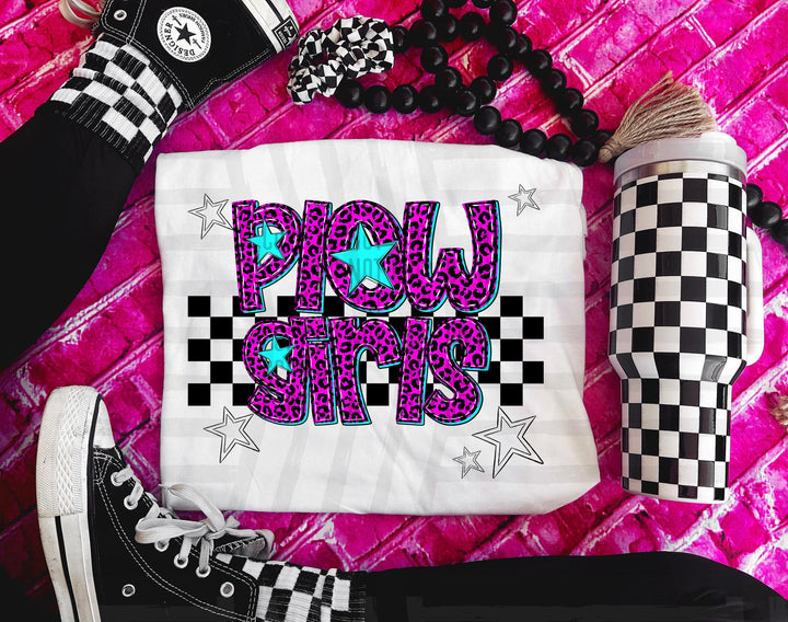 Pink Neon Leopard DTF Print