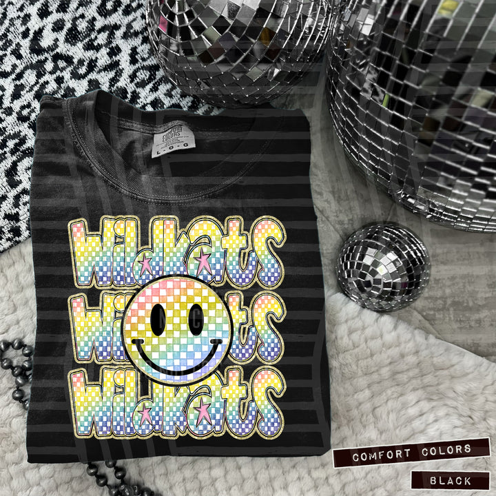 Rainbow Smiley Triple Stack DTF Print