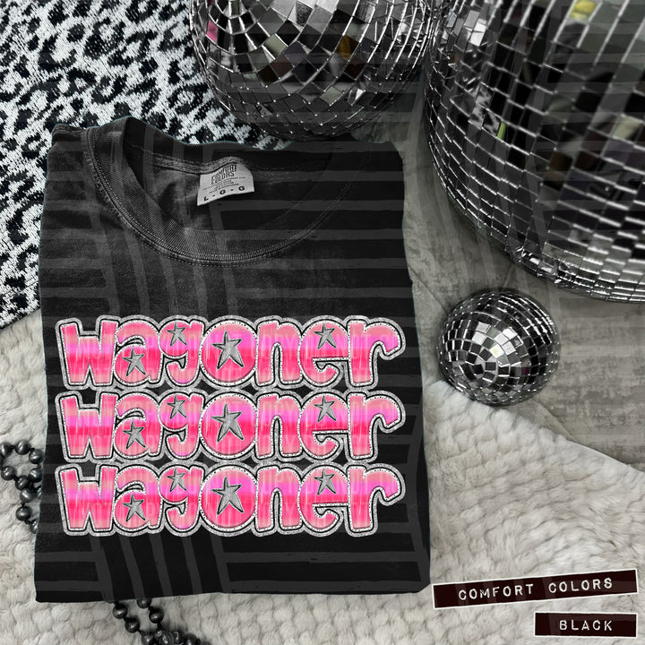 Pink Triple Stacked DTF Print