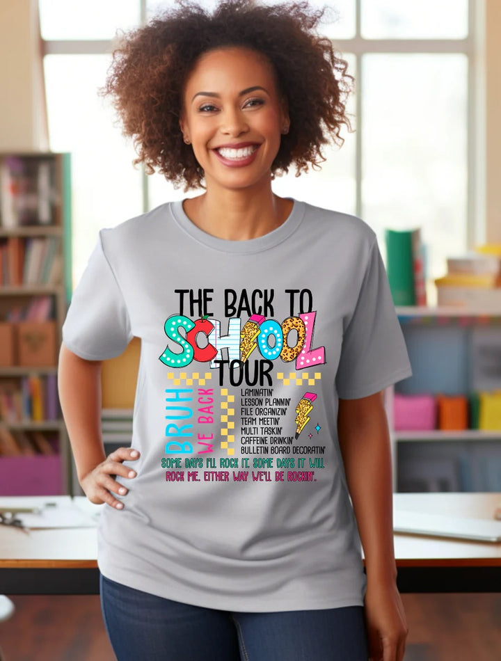 Back To School Tour DTF Print