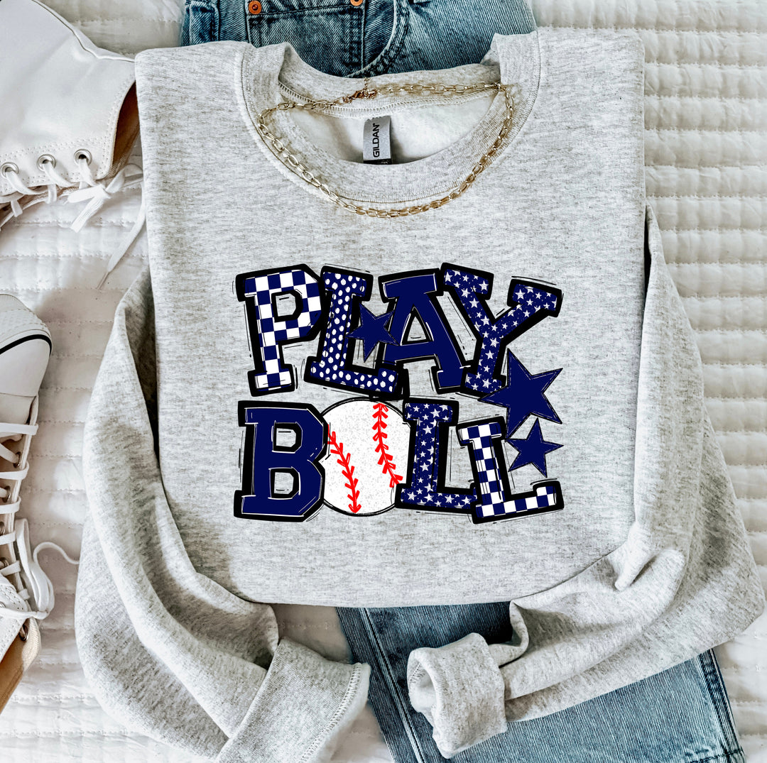 Play Ball Baseball DTF Print