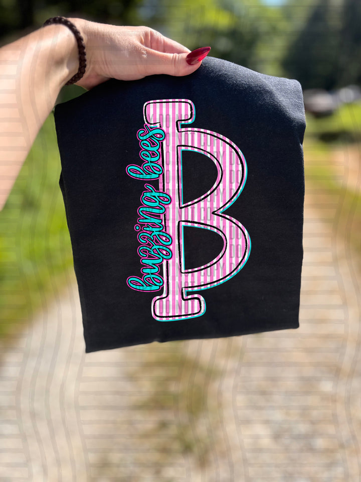 Mixy Pink Seersucker DTF Print