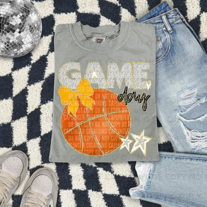 Game Day Basketball DTF Print