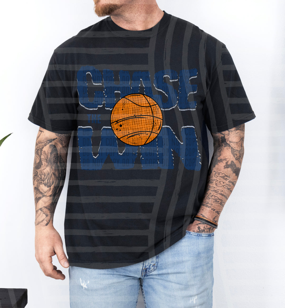 Chase The Win Basketball DTF Print