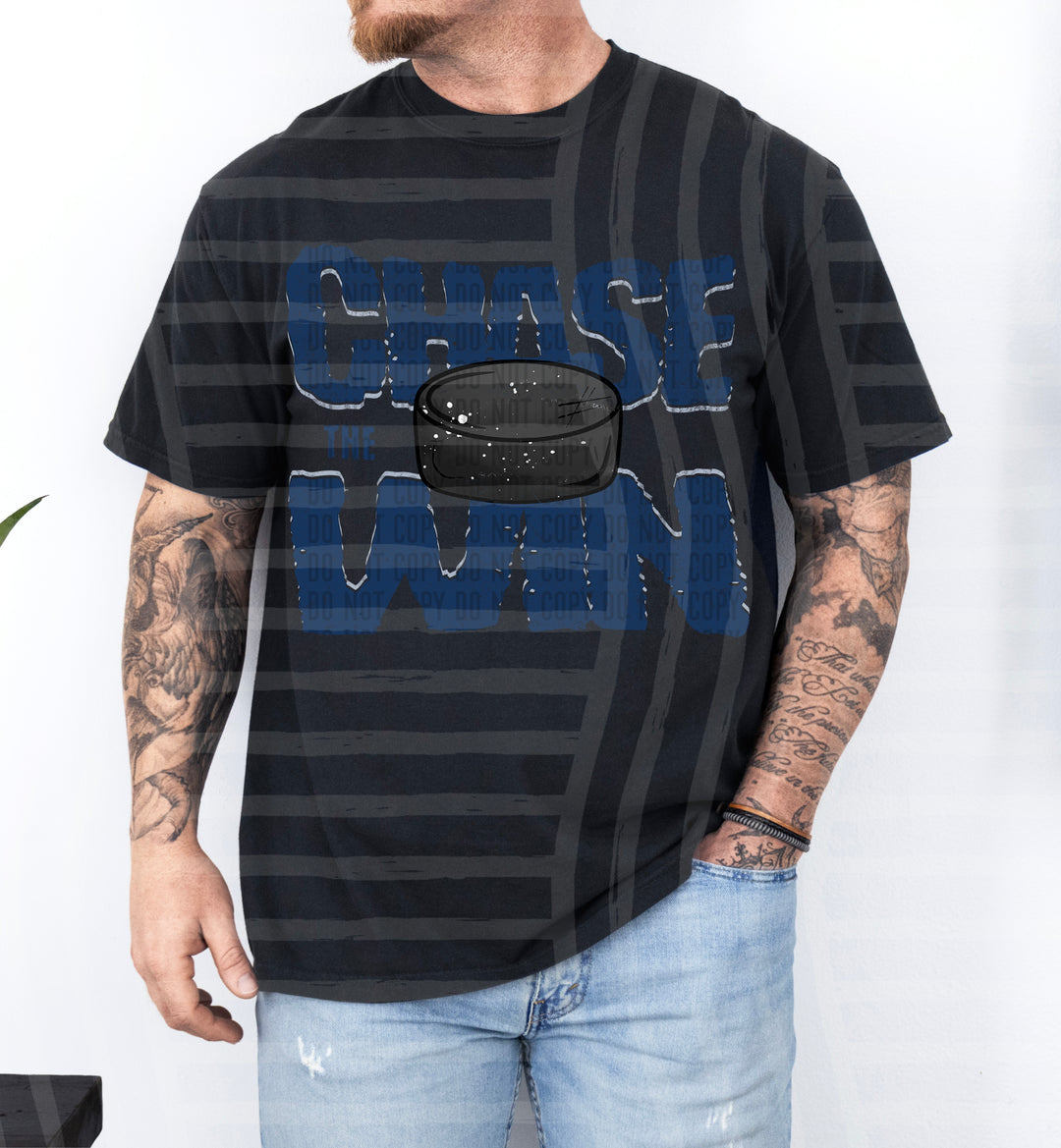 Chase The Win Hockey DTF Print