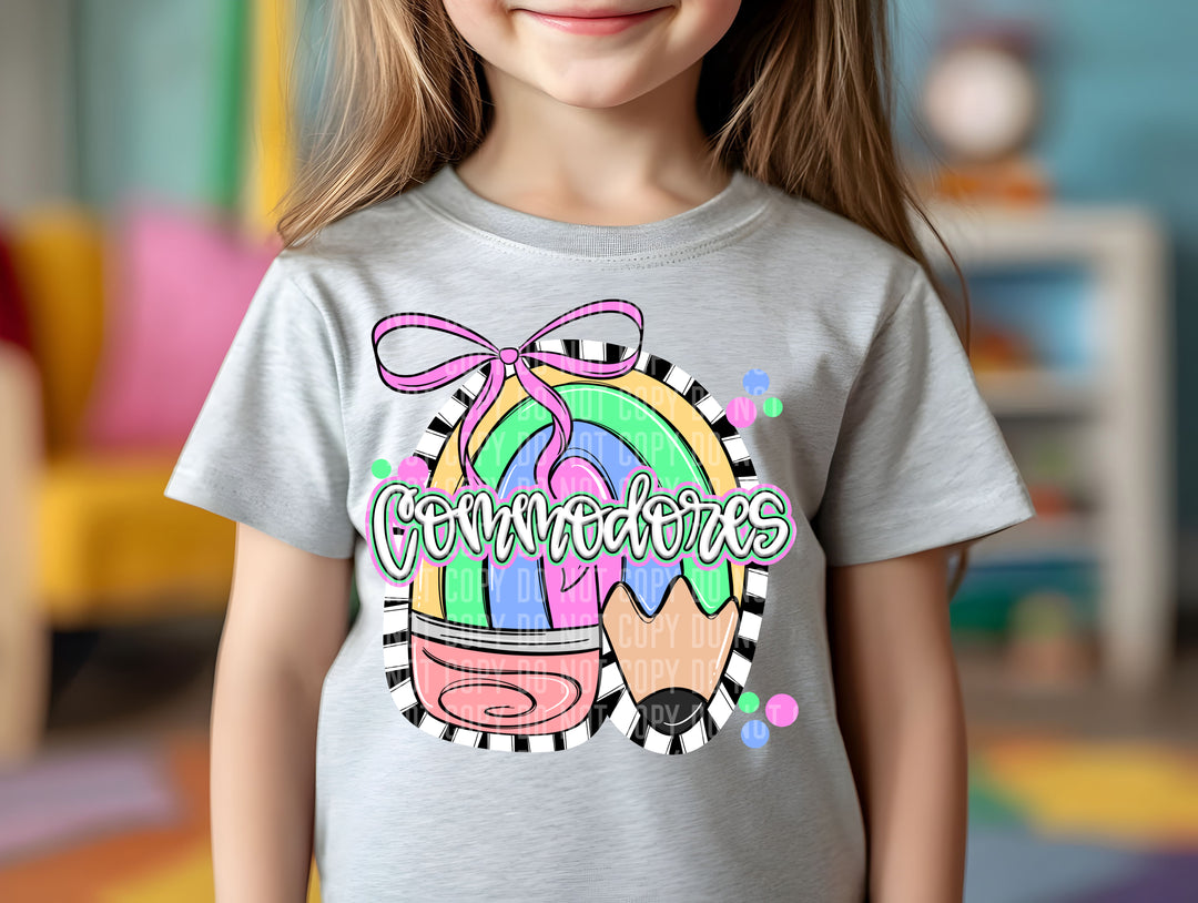 Preppy Pencil DTF Print