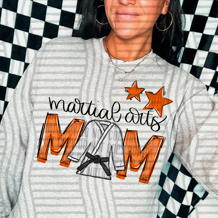 Sports Mom Martial Arts DTF Print