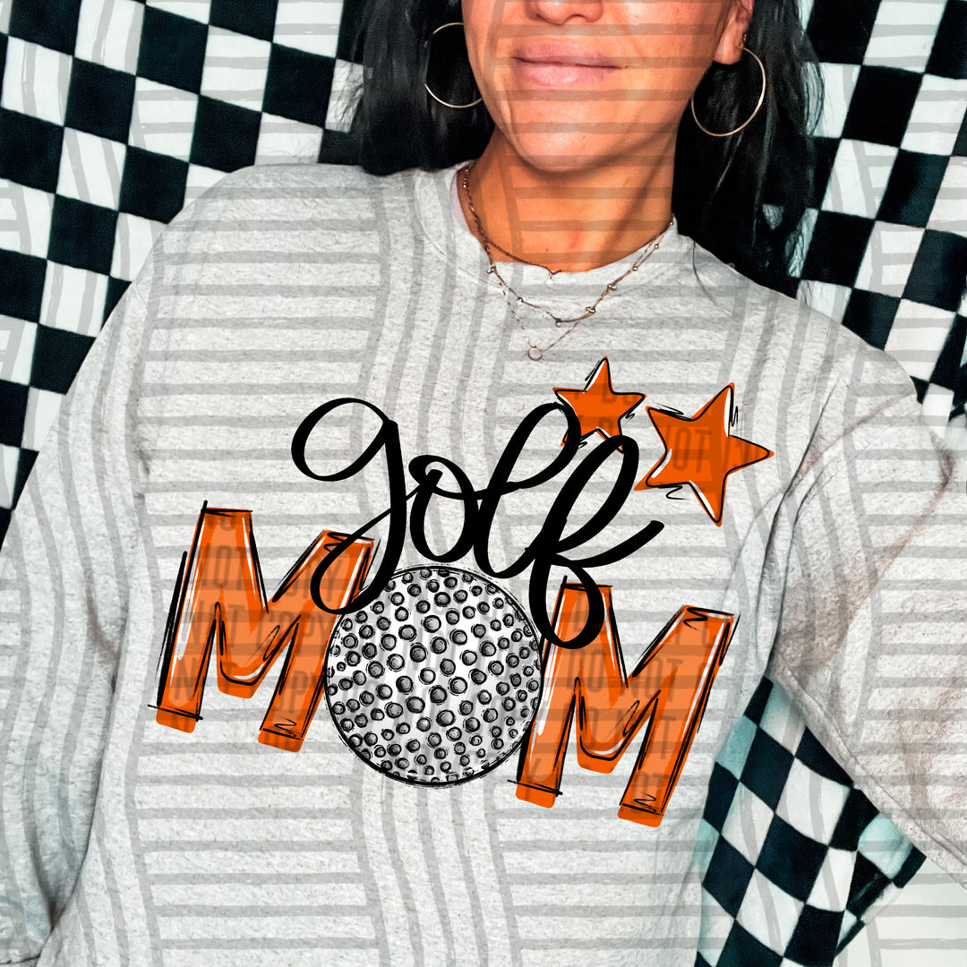 Sports Mom Golf DTF Print