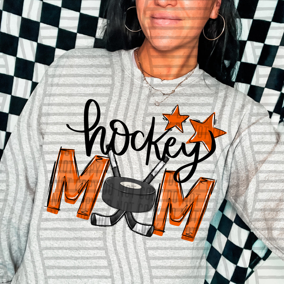 Sports Mom Hockey DTF Print