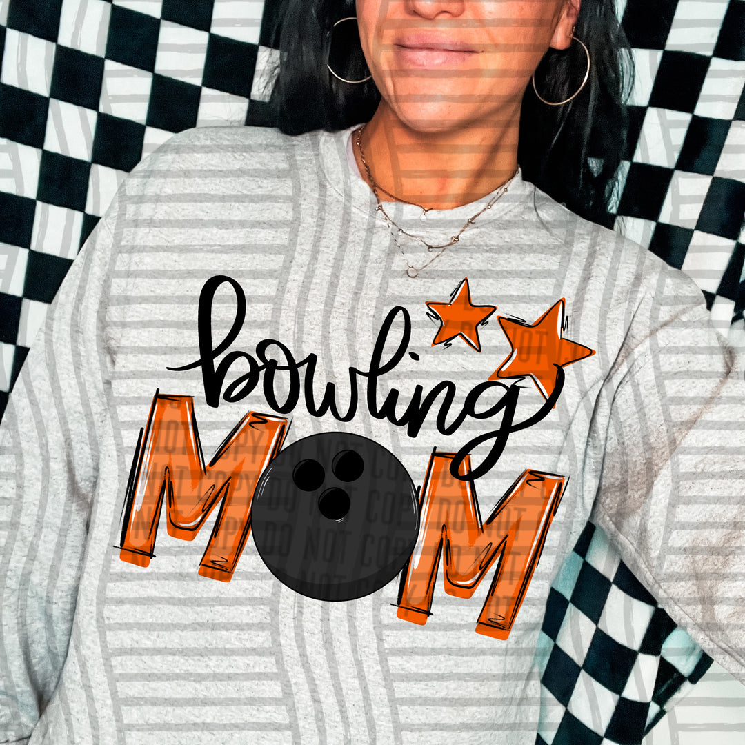 Sports Mom Bowling DTF Print