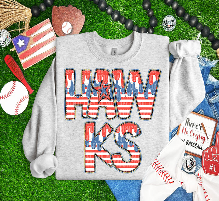 RWB Drip Mascots DTF Print