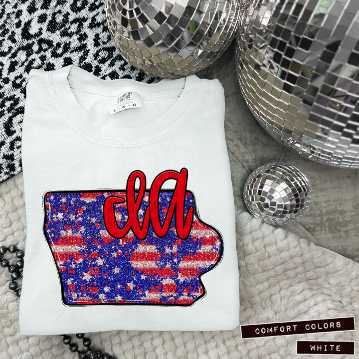 RWB States DTF Print