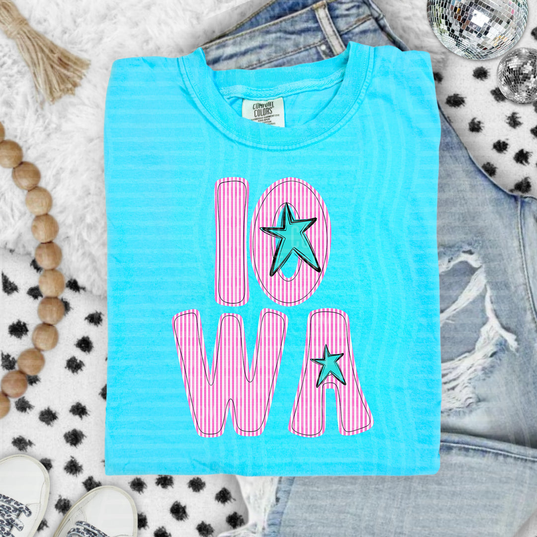 Seersucker States DTF Print