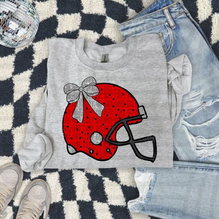 Helmet Silver Accents DTF Print