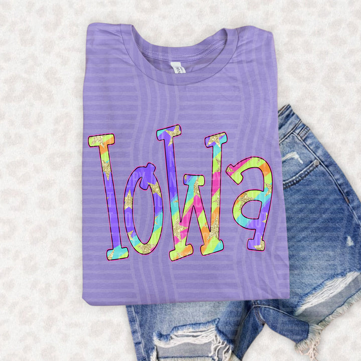 Mitchy Matchy State Swirls DTF Print