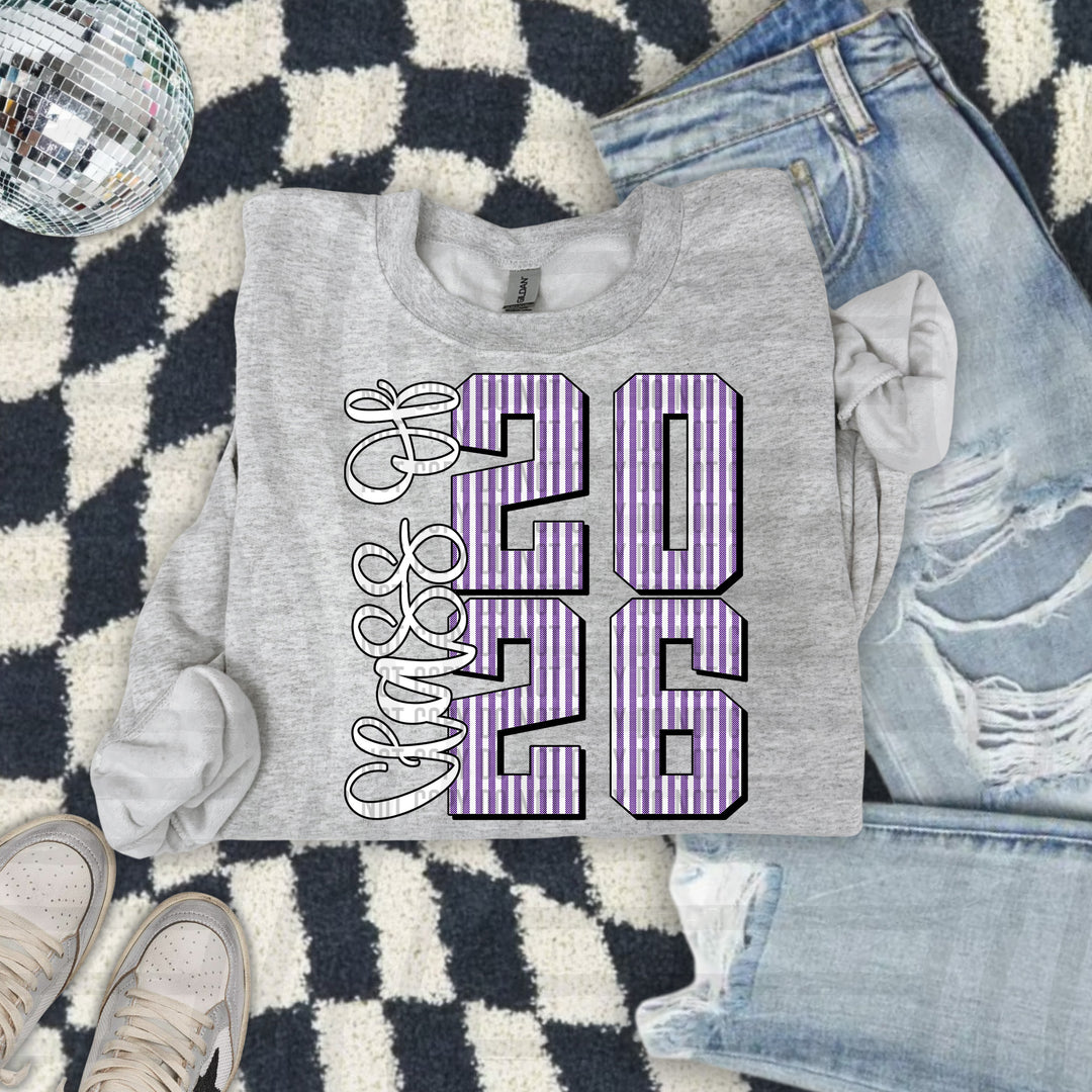 Class Of 2026 Seersucker DTF Print