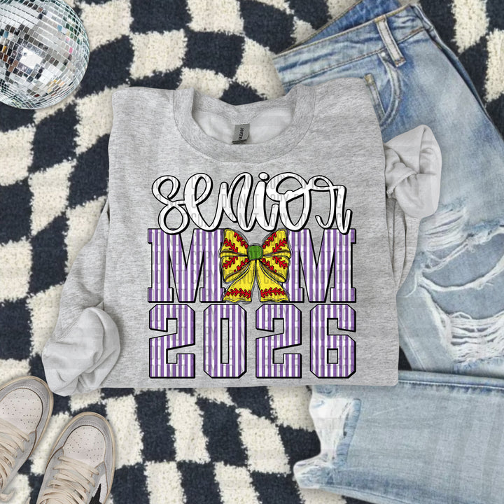 Senior Mom Softball DTF Print