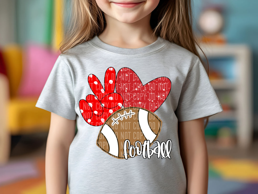 Peace Love DTF Print