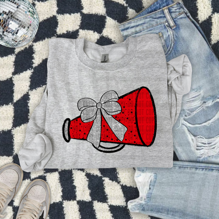 Megaphone Silver Accents DTF Print