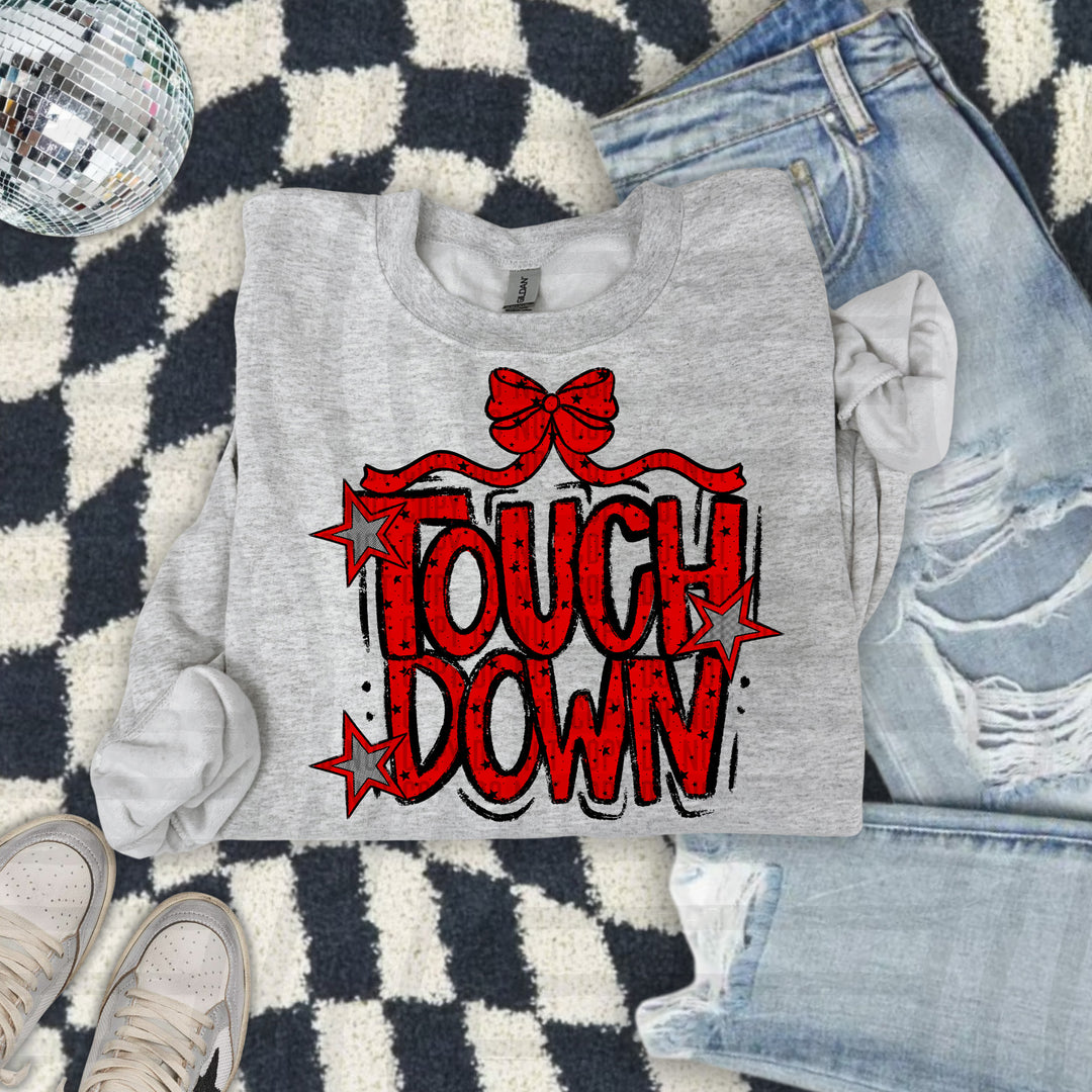 Touch Down Bow DTF Print