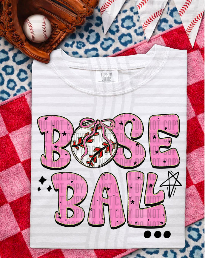 Baseball Retro DTF Print