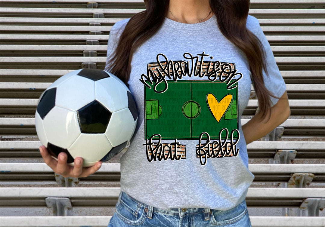My Heart Soccer DTF Print