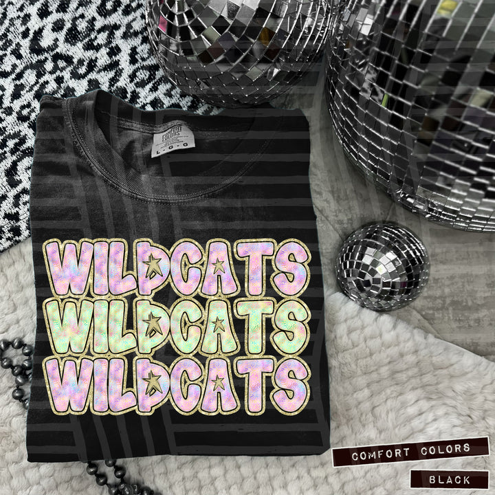Iridescent Leopard DTF Print