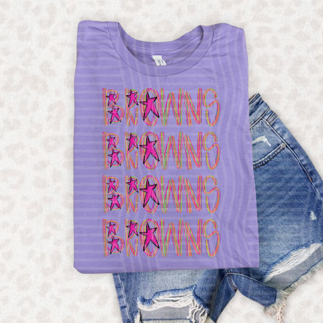 Brushstroke Quad DTF Print