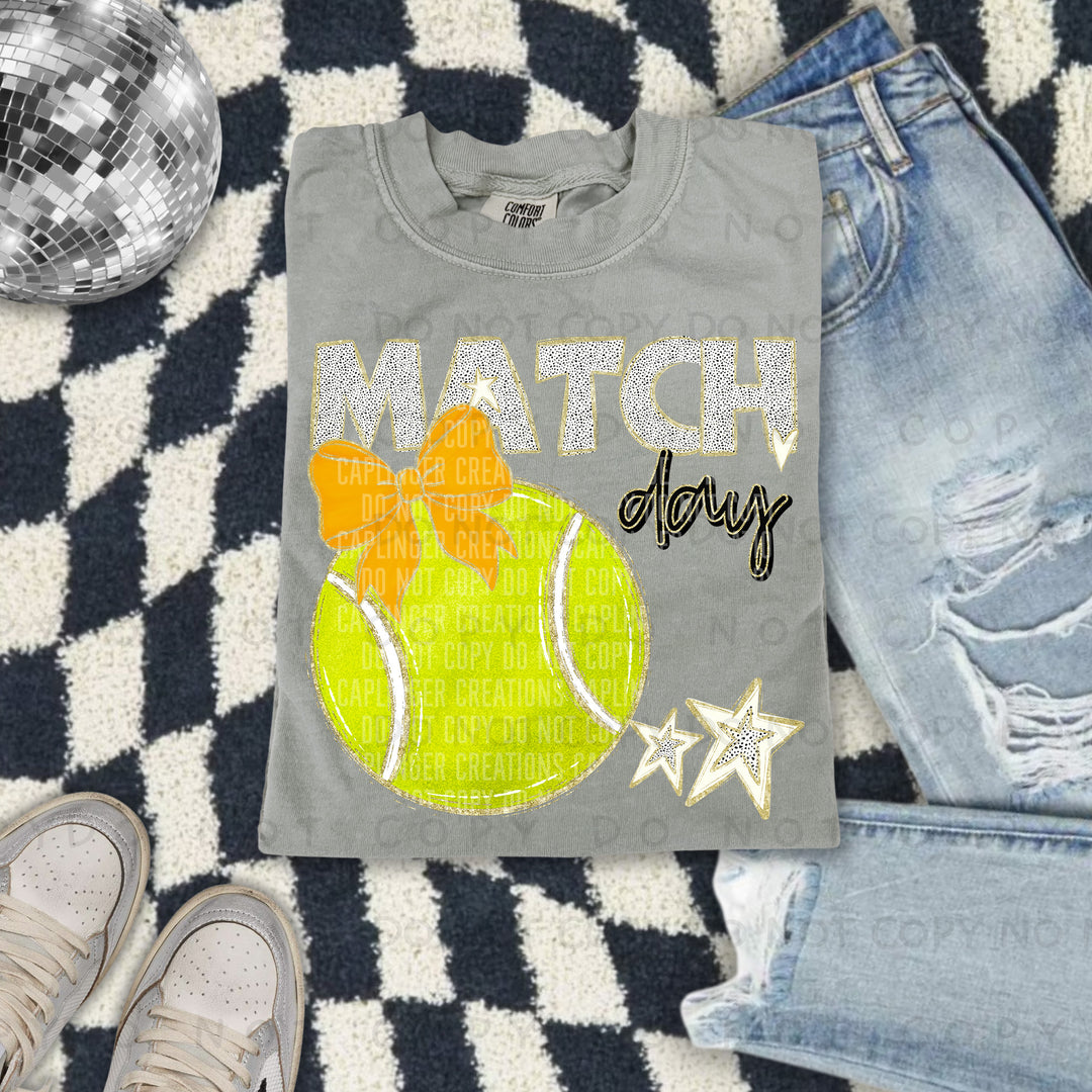 Tennis Match Day DTF Print