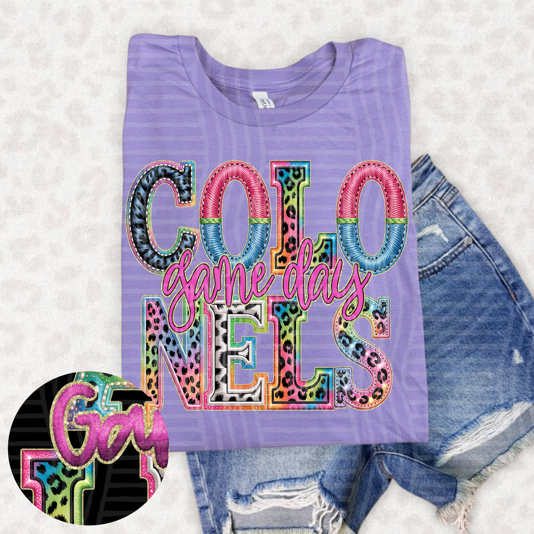 Rainbow Mitchymatchy DTF Print
