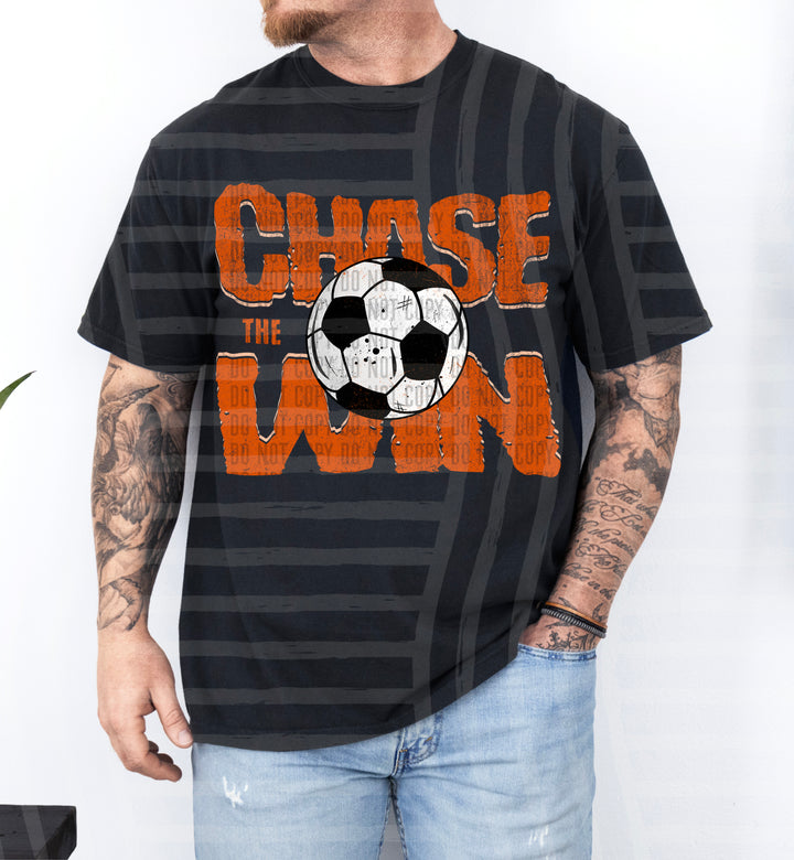 Chase The Win Soccer DTF Print