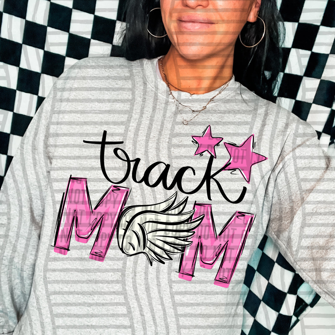 Sports Mom Track DTF Print