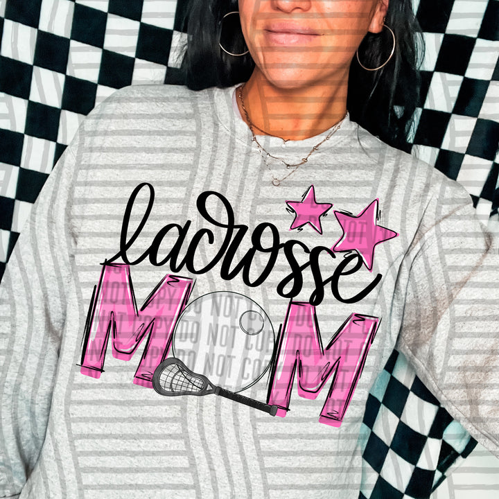 Sports Mom Lacrosse DTF Print