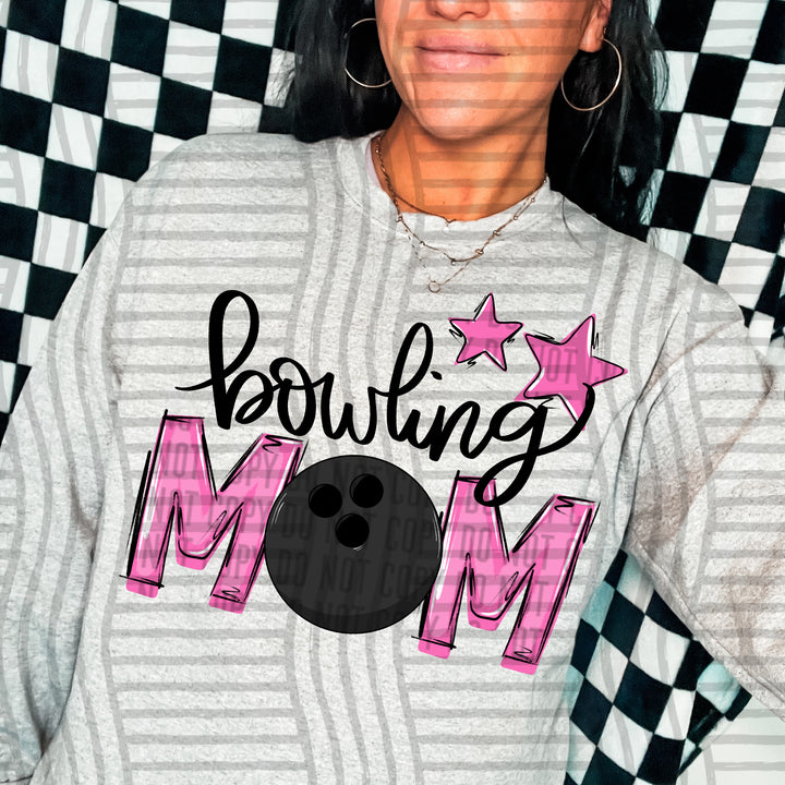 Sports Mom Bowling DTF Print