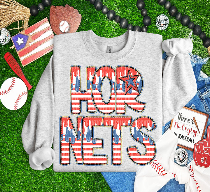 RWB Drip Mascots DTF Print