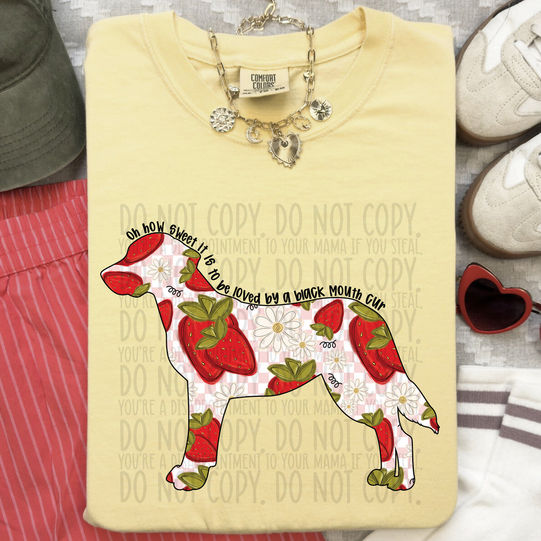 How Sweet Dog DTF Print