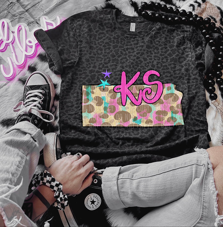 Preppy Bright States DTF Print