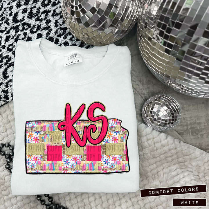 Patches States DTF Print