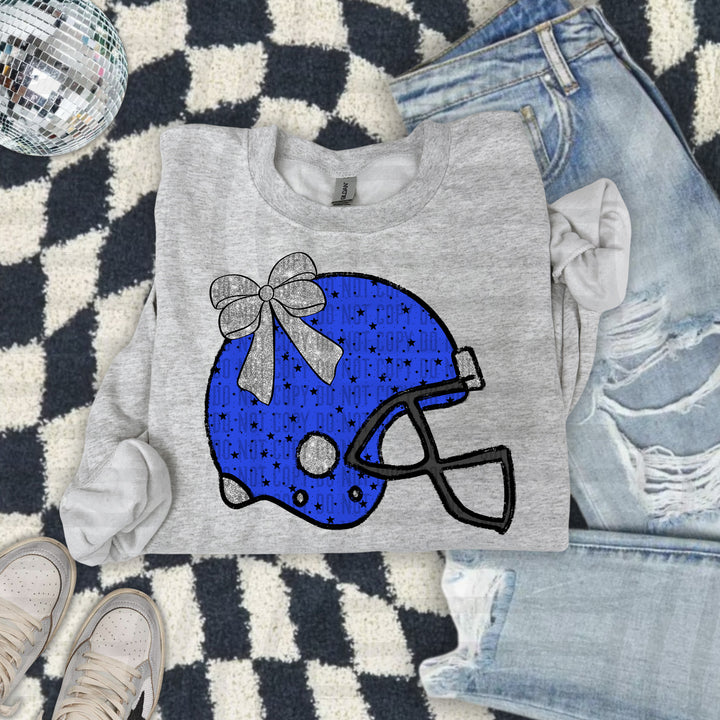 Helmet Silver Accents DTF Print