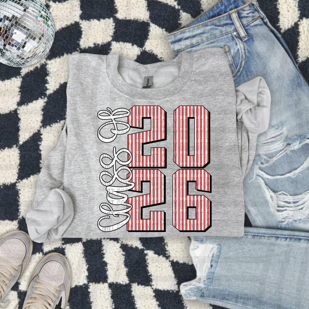 Class Of 2026 Seersucker DTF Print