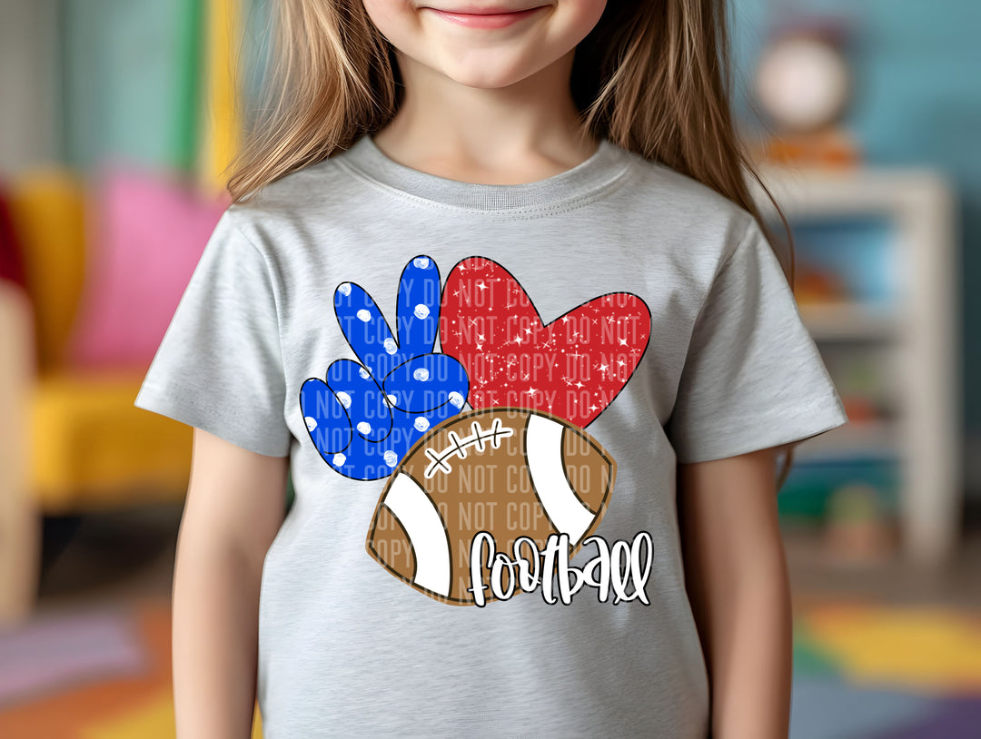 Peace Love DTF Print