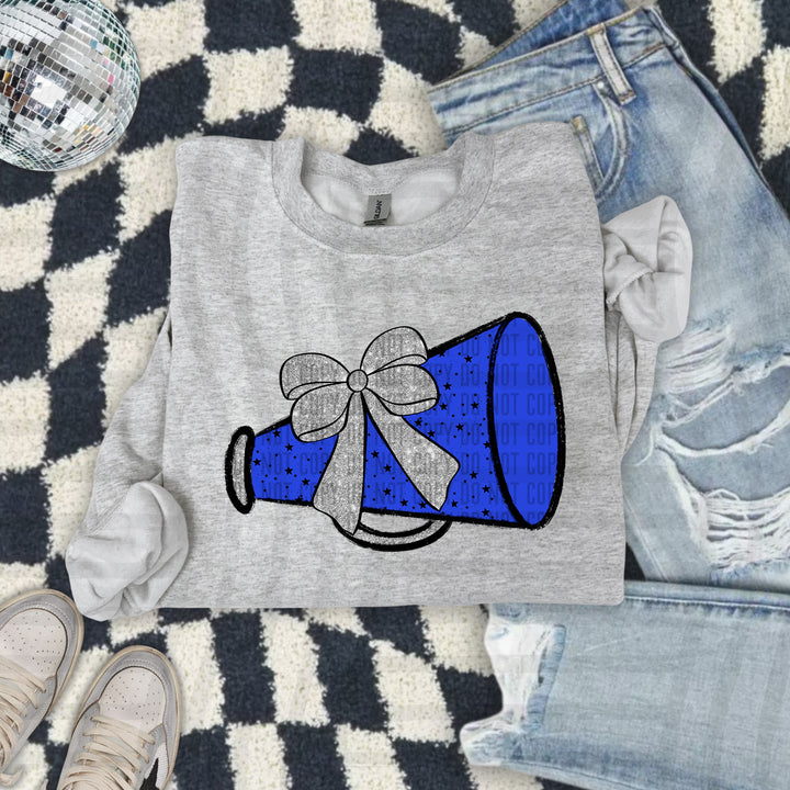 Megaphone Silver Accents DTF Print