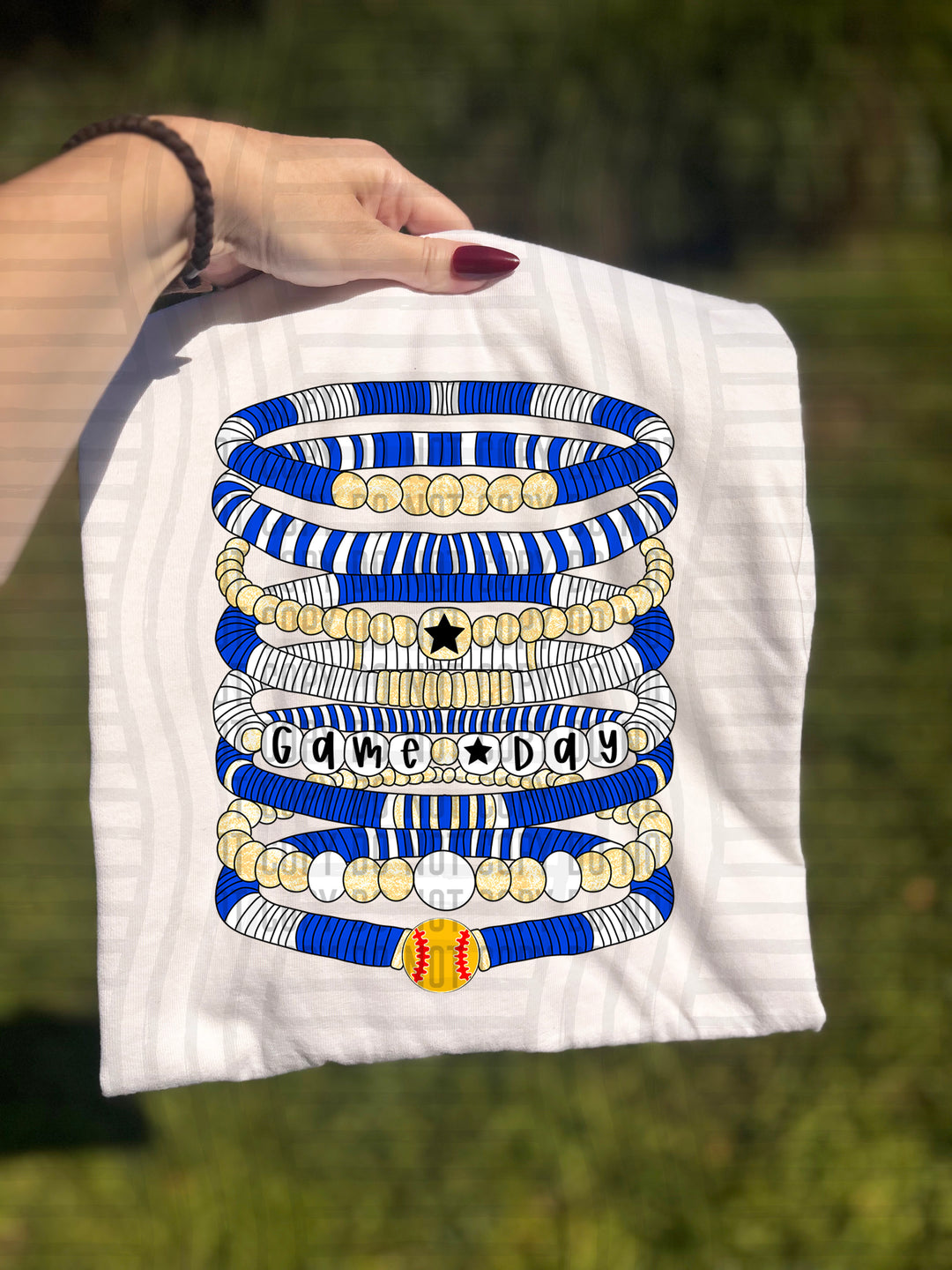 Softball Bracelets DTF Print