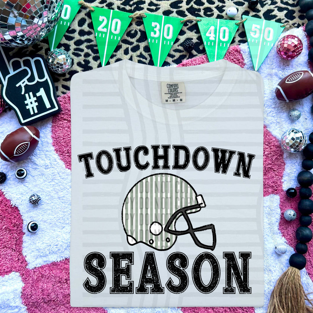 Touchdown Season Seersucker DTF Print