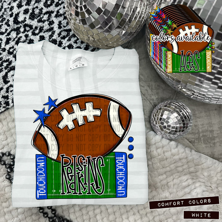 Football Name Plates DTF Print