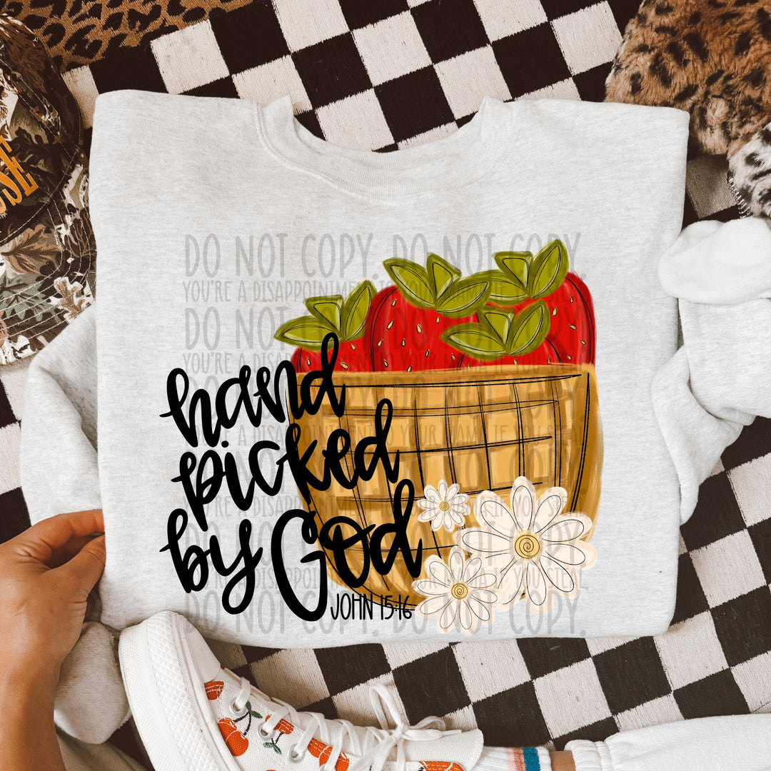 Hand Picked By God DTF Print