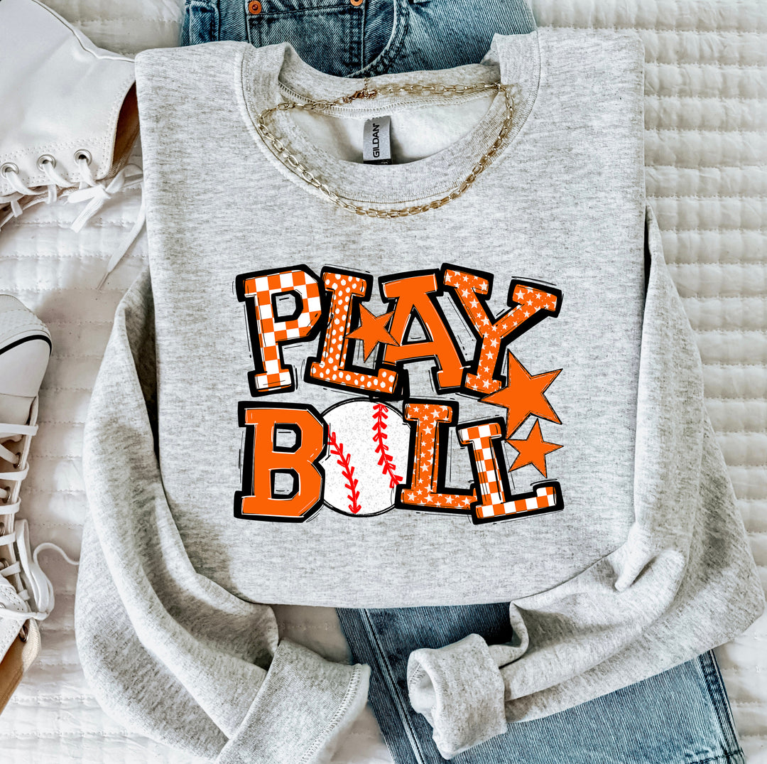 Play Ball Baseball DTF Print