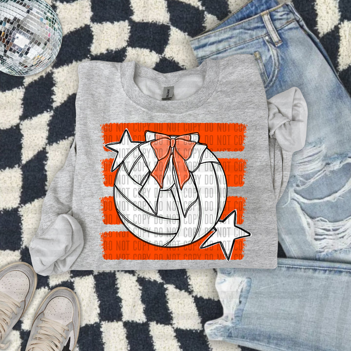 Volleyball Bow DTF Print