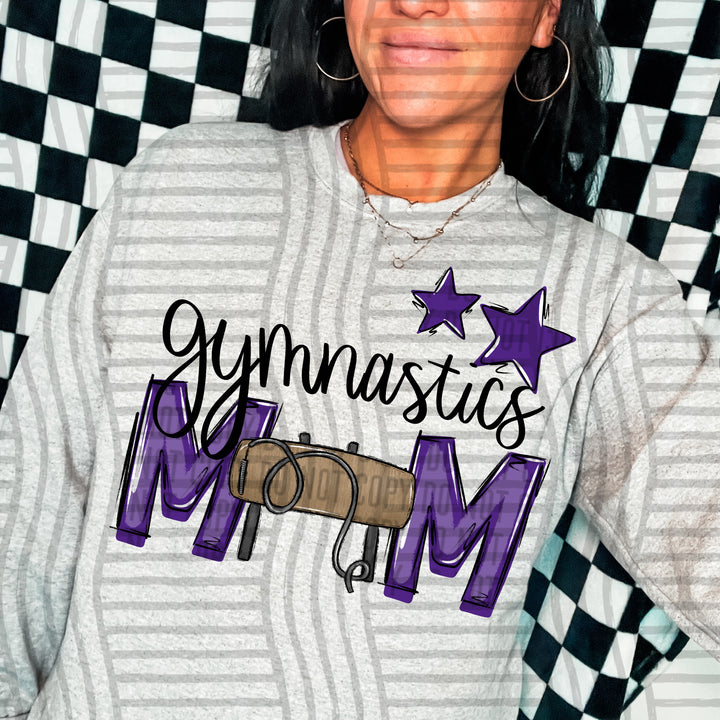 Sports Mom Gymnastics DTF Print